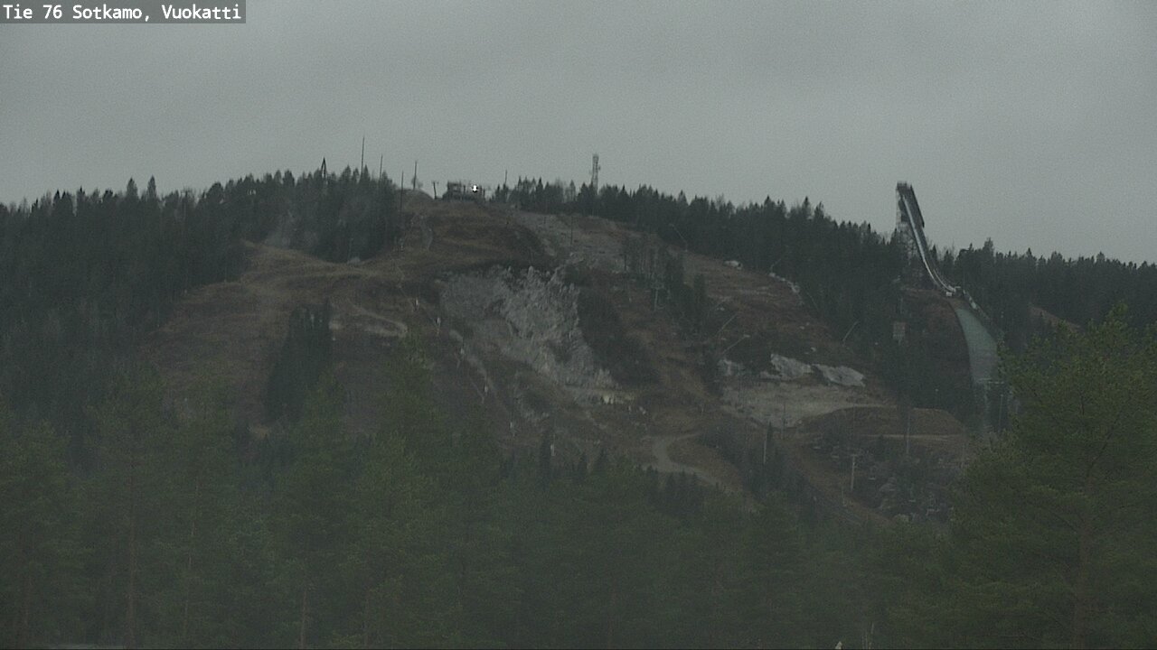 Weather Camera Image Väg 76 Sotkamo, Vuokatti, Sotkamo, Kainuu