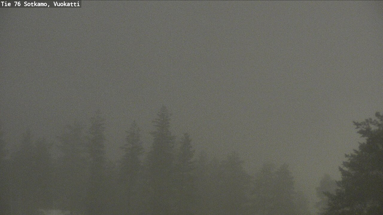 Weather Camera Image Väg 76 Sotkamo, Vuokatti, Sotkamo, Kainuu