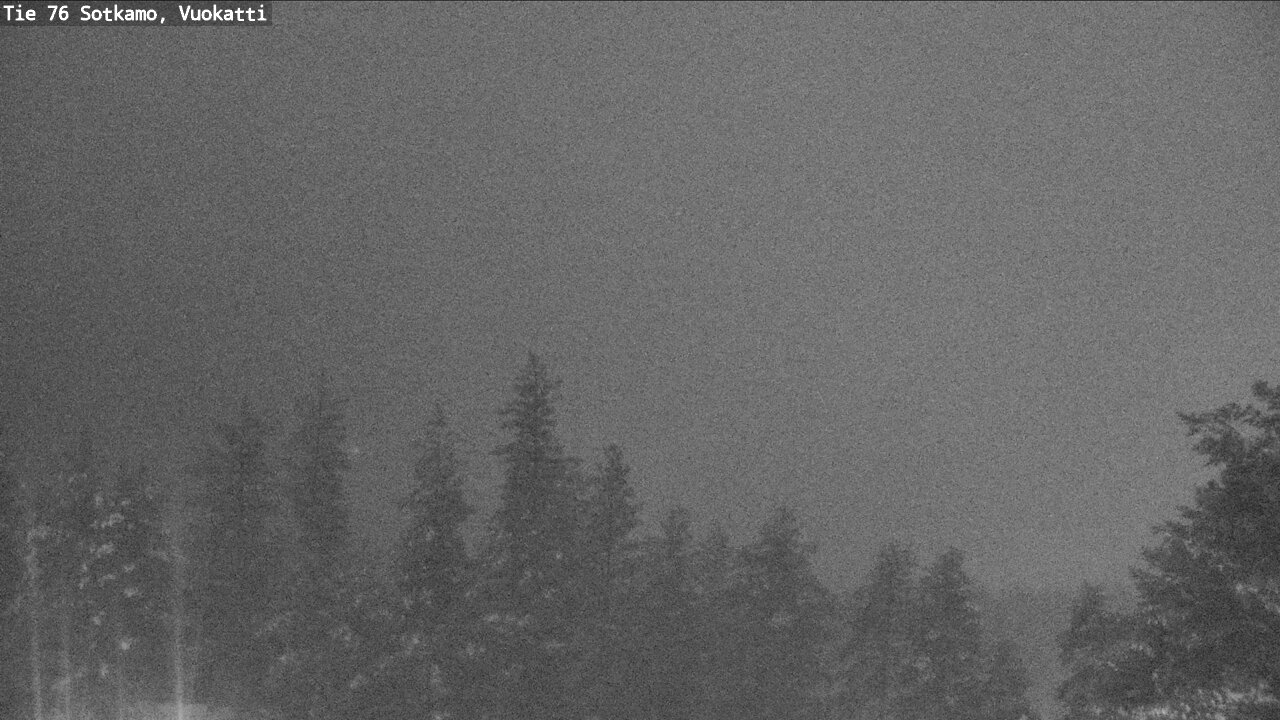 Weather Camera Image Väg 76 Sotkamo, Vuokatti, Sotkamo, Kainuu