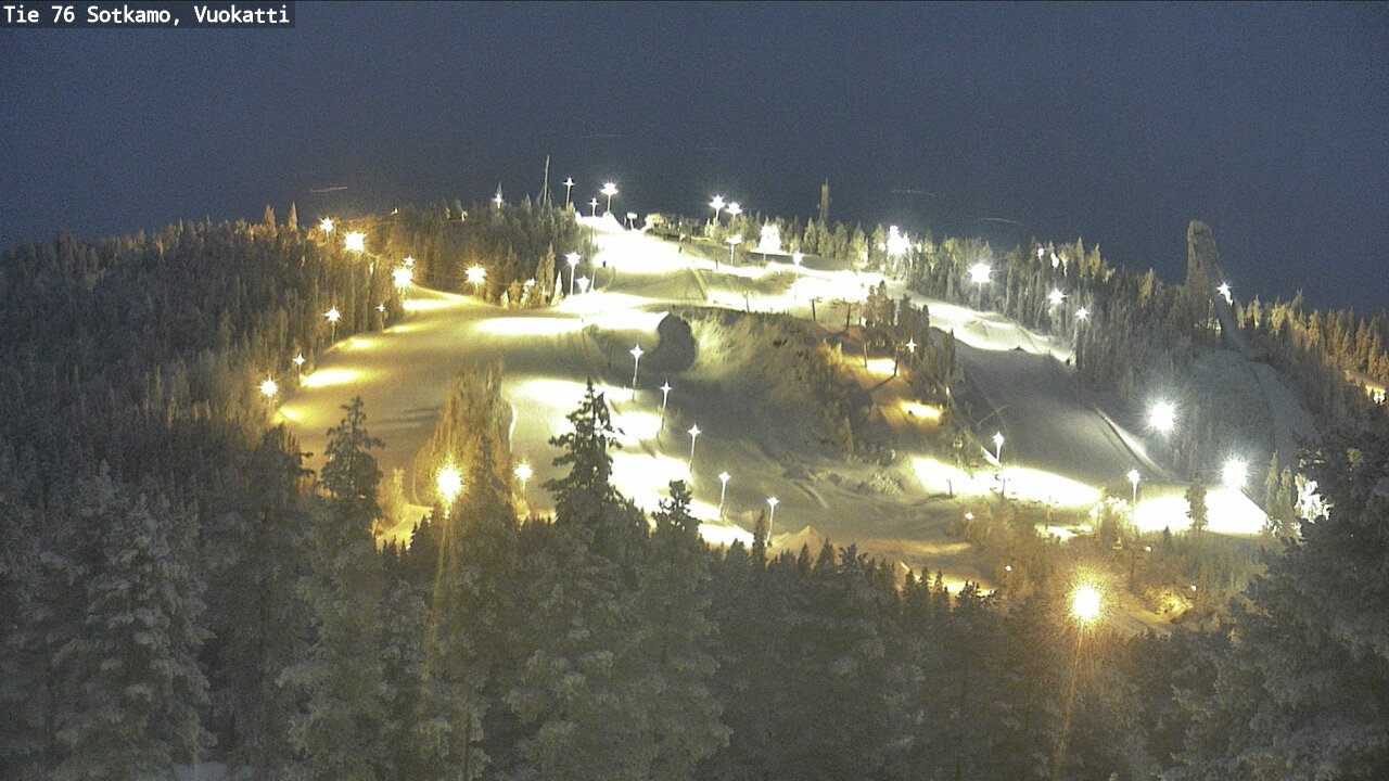 Weather Camera Image Väg 76 Sotkamo, Vuokatti, Sotkamo, Kainuu