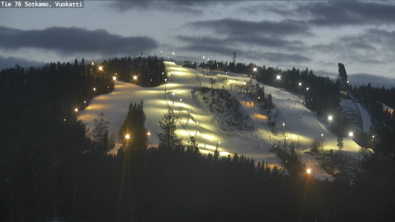 Weather Camera Image Road 76 Sotkamo, Vuokatti, Sotkamo, Kainuu