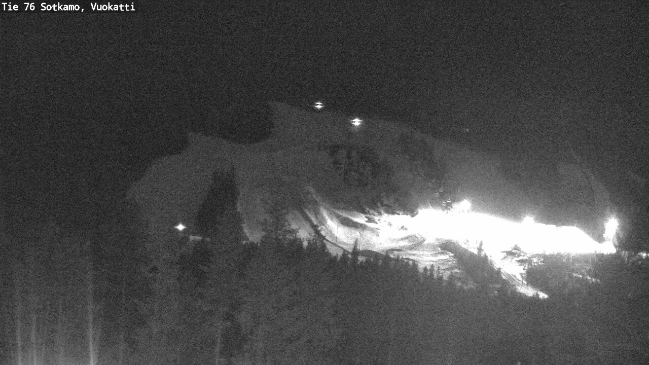 Weather Camera Image Road 76 Sotkamo, Vuokatti, Sotkamo, Kainuu