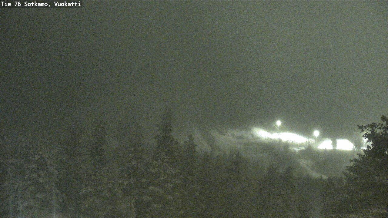 Weather Camera Image Väg 76 Sotkamo, Vuokatti, Sotkamo, Kainuu