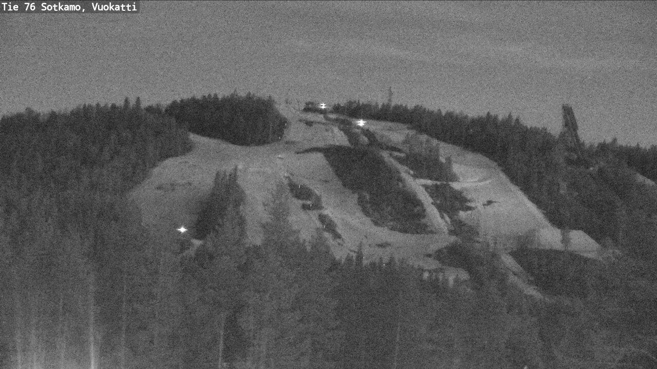 Weather Camera Image Väg 76 Sotkamo, Vuokatti, Sotkamo, Kainuu