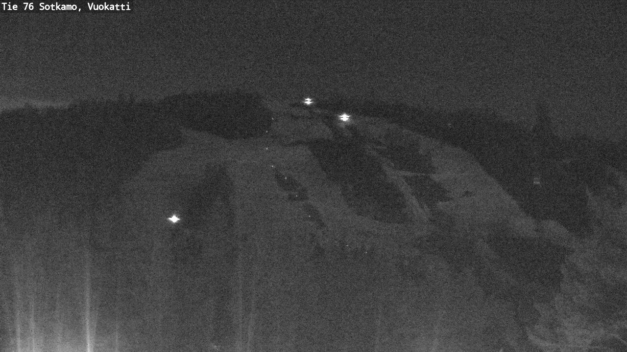 Weather Camera Image Väg 76 Sotkamo, Vuokatti, Sotkamo, Kainuu