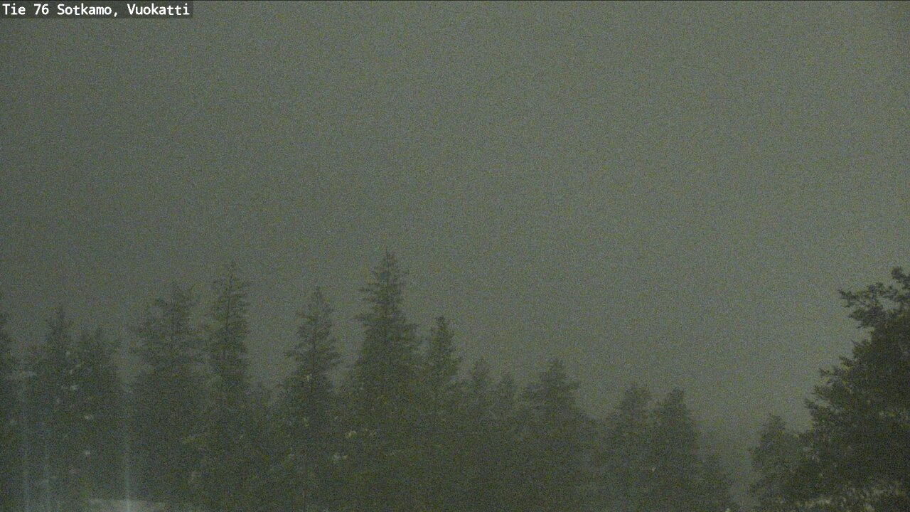 Weather Camera Image Väg 76 Sotkamo, Vuokatti, Sotkamo, Kainuu