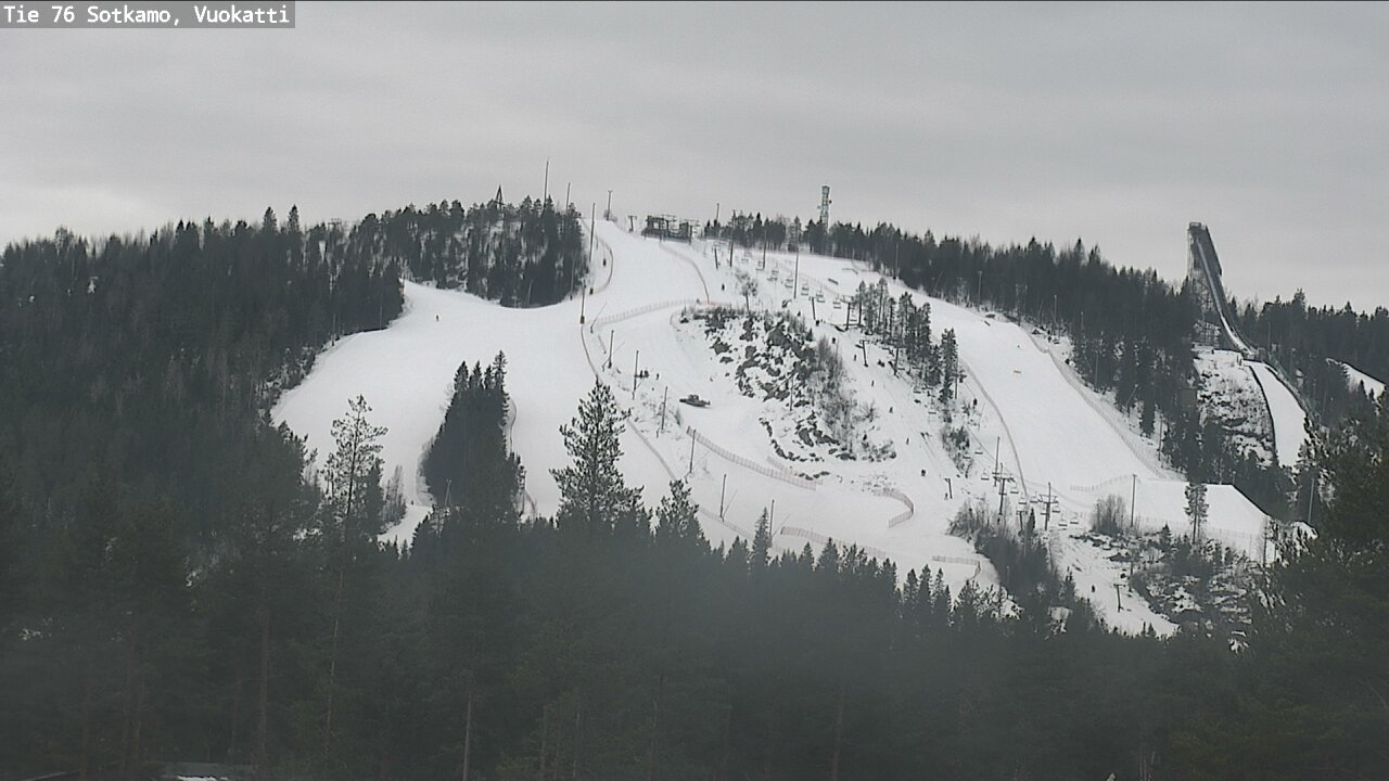 Weather Camera Image Road 76 Sotkamo, Vuokatti, Sotkamo, Kainuu