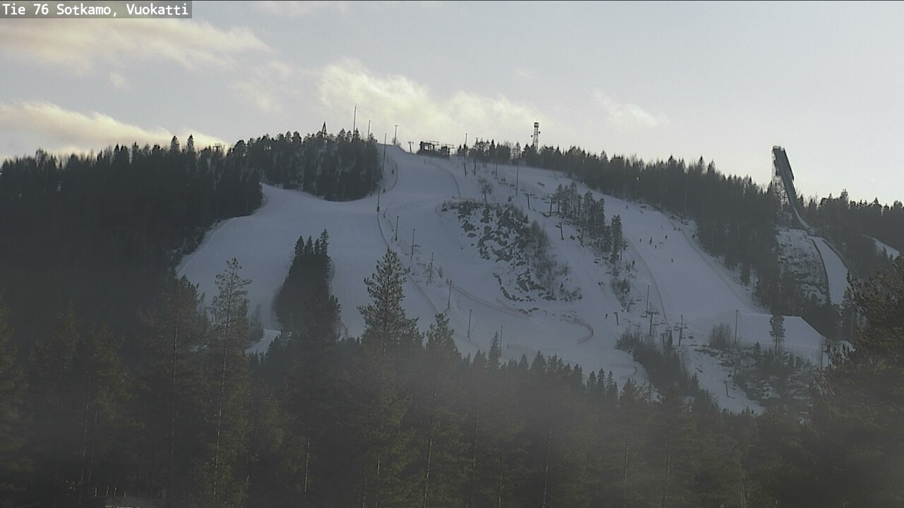 Weather Camera Image Road 76 Sotkamo, Vuokatti, Sotkamo, Kainuu