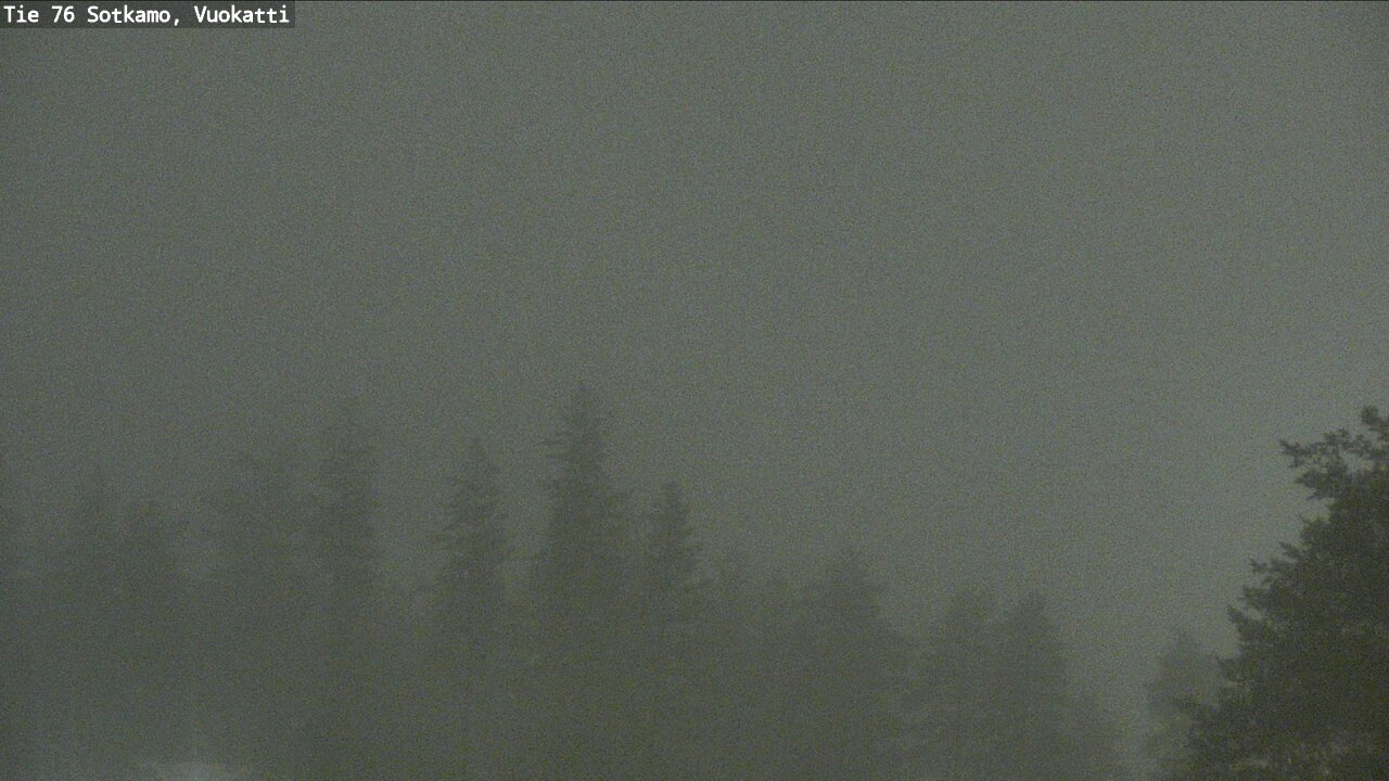 Weather Camera Image Väg 76 Sotkamo, Vuokatti, Sotkamo, Kainuu