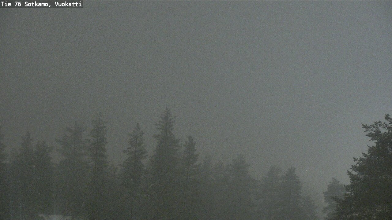 Weather Camera Image Väg 76 Sotkamo, Vuokatti, Sotkamo, Kainuu