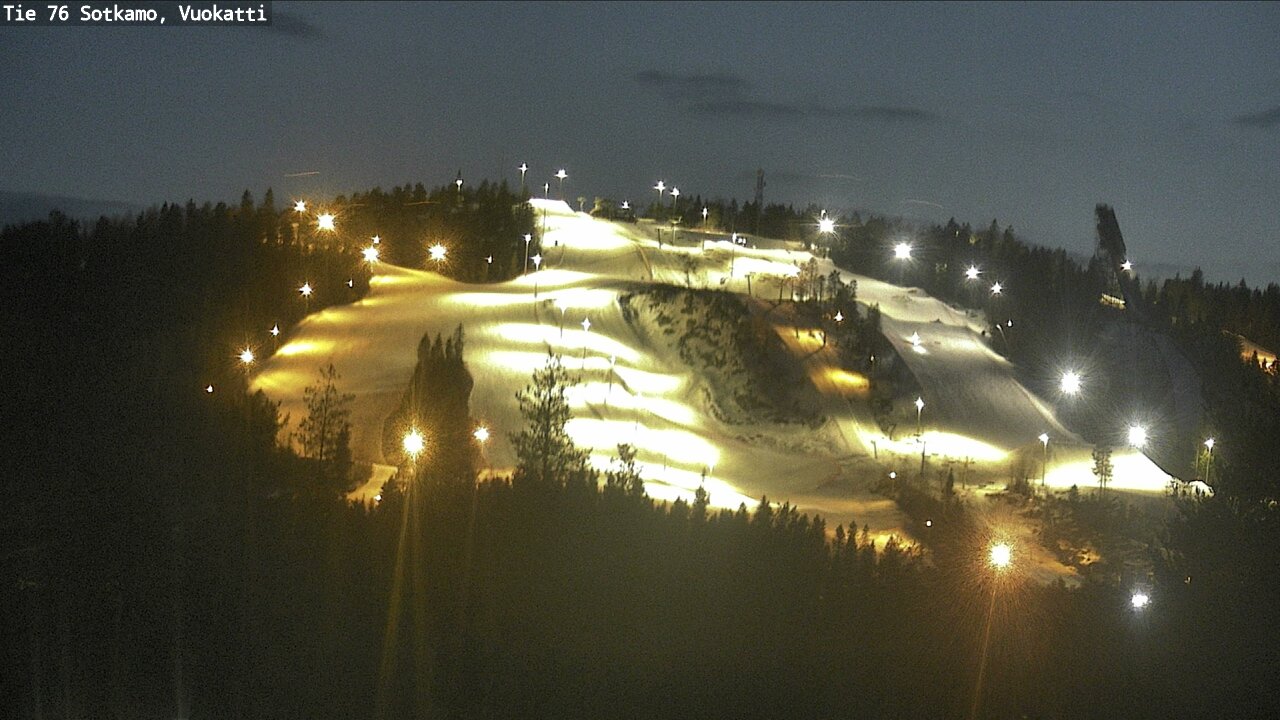 Weather Camera Image Road 76 Sotkamo, Vuokatti, Sotkamo, Kainuu