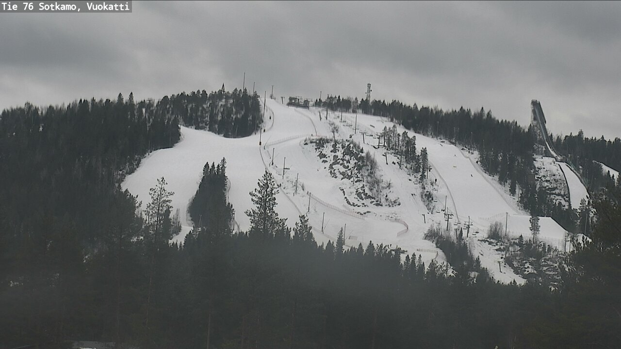Weather Camera Image Road 76 Sotkamo, Vuokatti, Sotkamo, Kainuu