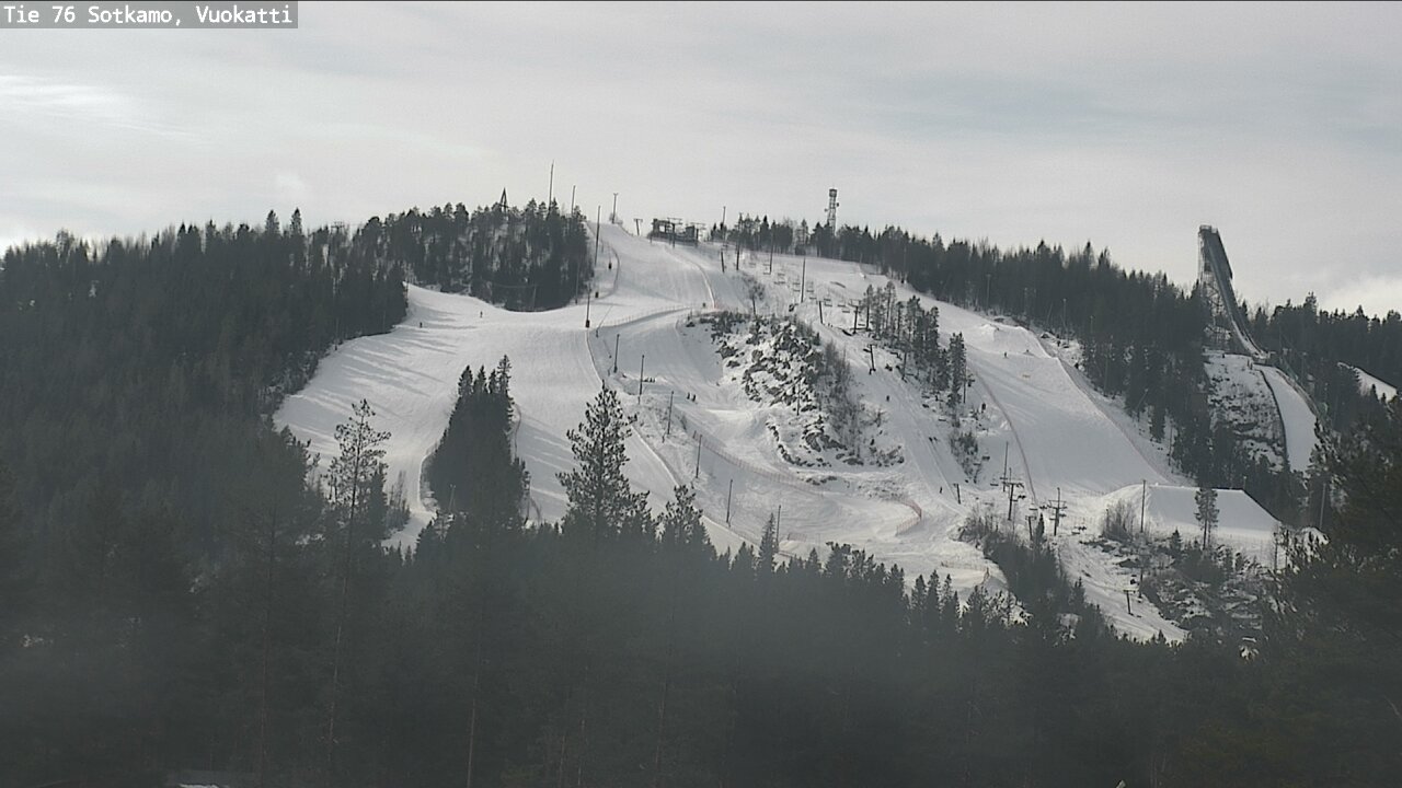 Weather Camera Image Road 76 Sotkamo, Vuokatti, Sotkamo, Kainuu