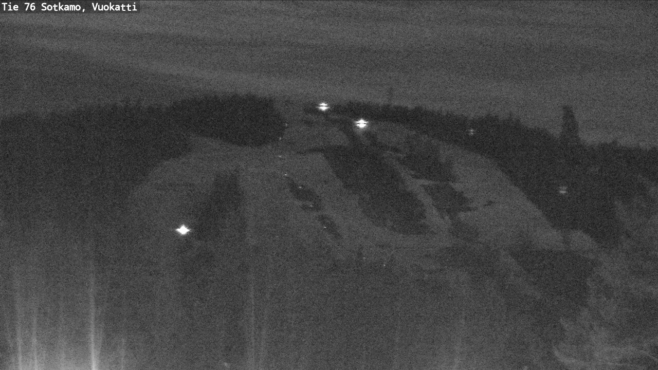 Weather Camera Image Väg 76 Sotkamo, Vuokatti, Sotkamo, Kainuu