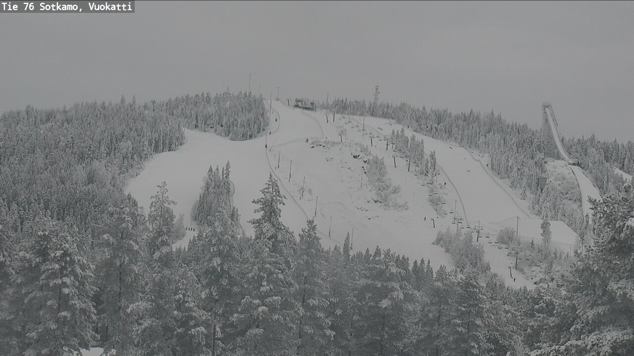 Weather Camera Image Väg 76 Sotkamo, Vuokatti, Sotkamo, Kainuu