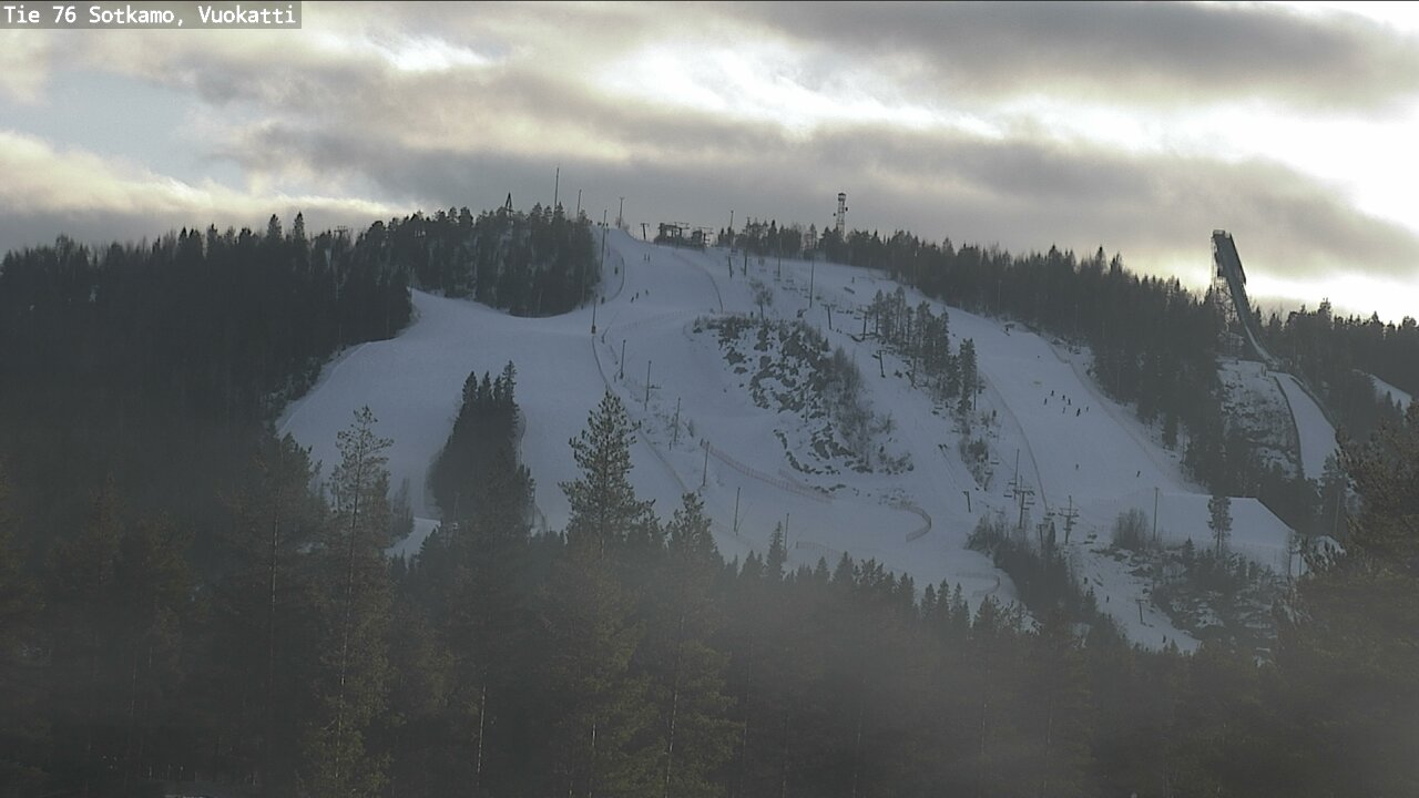 Weather Camera Image Road 76 Sotkamo, Vuokatti, Sotkamo, Kainuu