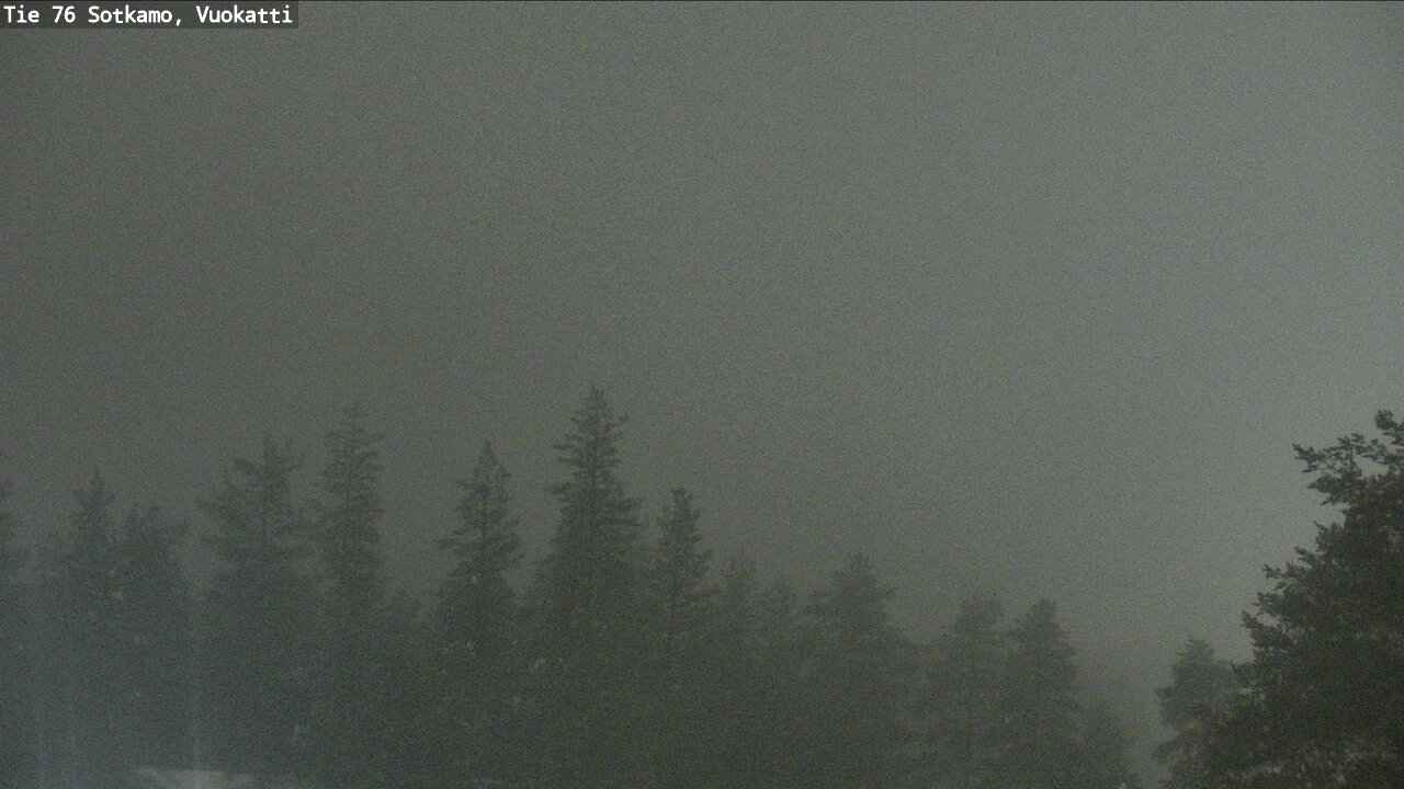 Weather Camera Image Väg 76 Sotkamo, Vuokatti, Sotkamo, Kainuu