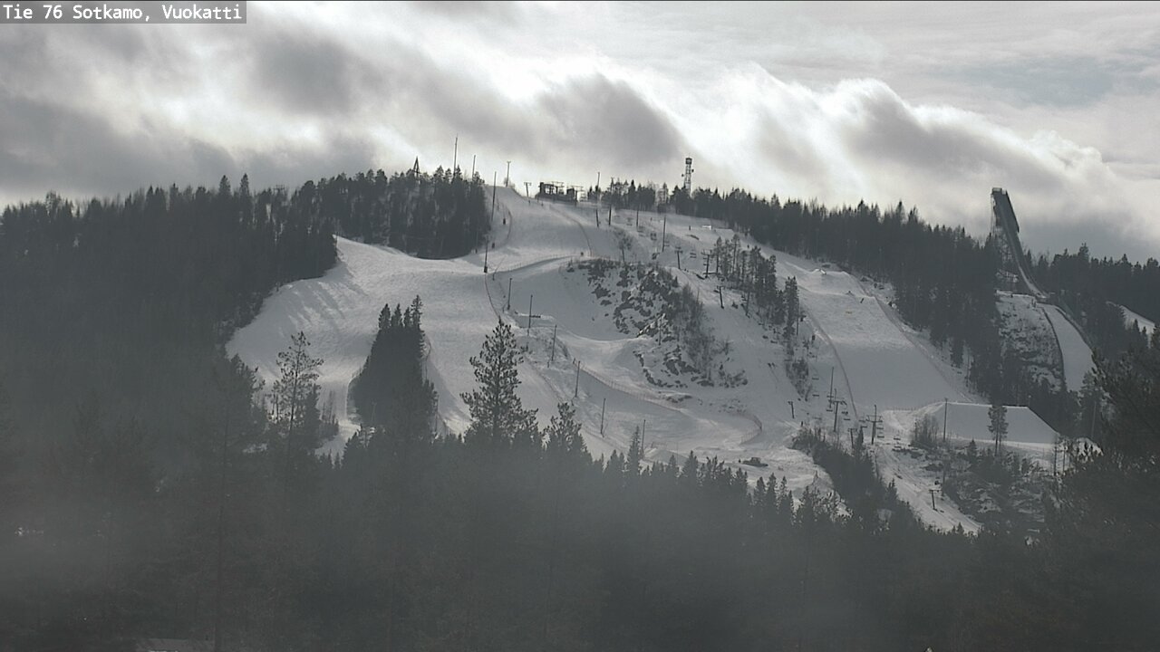 Weather Camera Image Road 76 Sotkamo, Vuokatti, Sotkamo, Kainuu