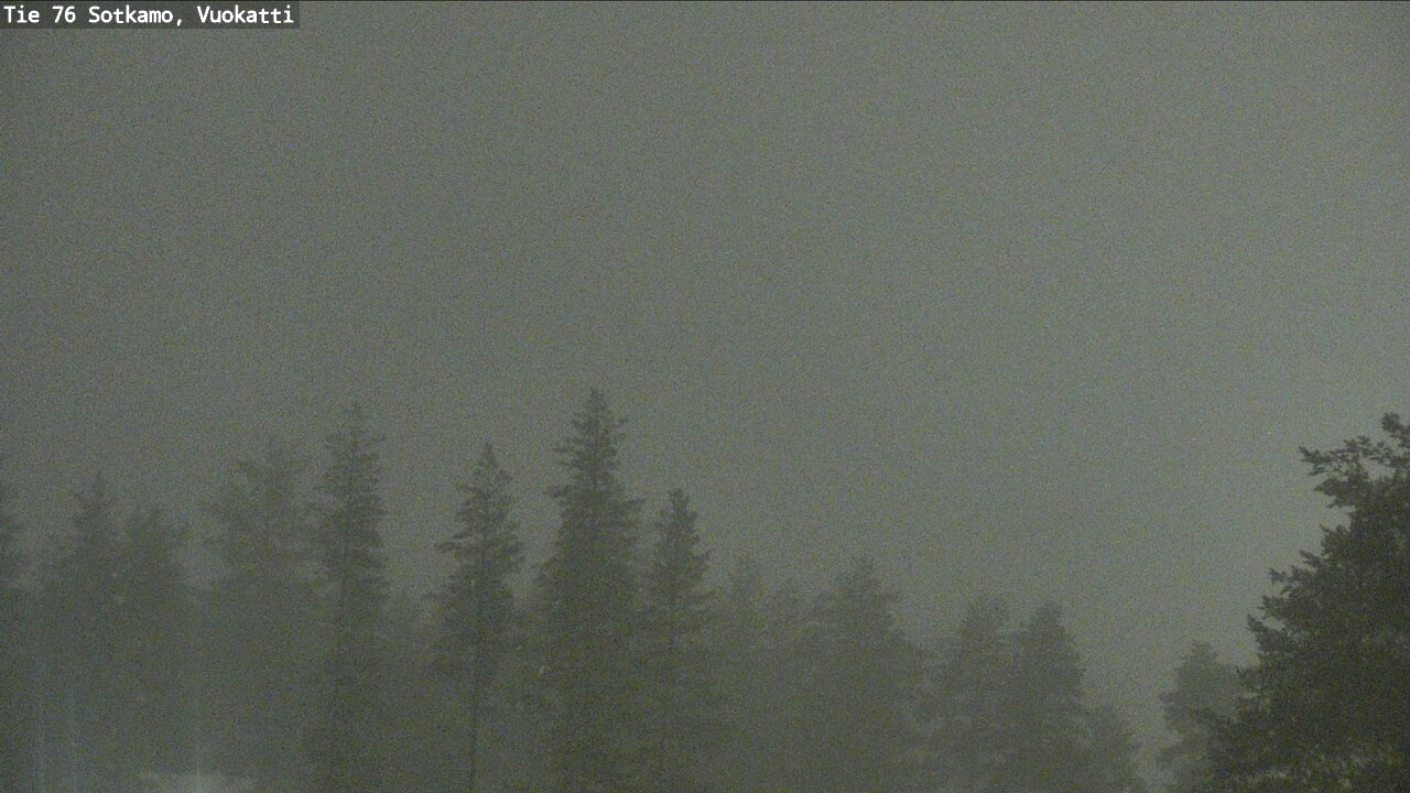 Weather Camera Image Väg 76 Sotkamo, Vuokatti, Sotkamo, Kainuu