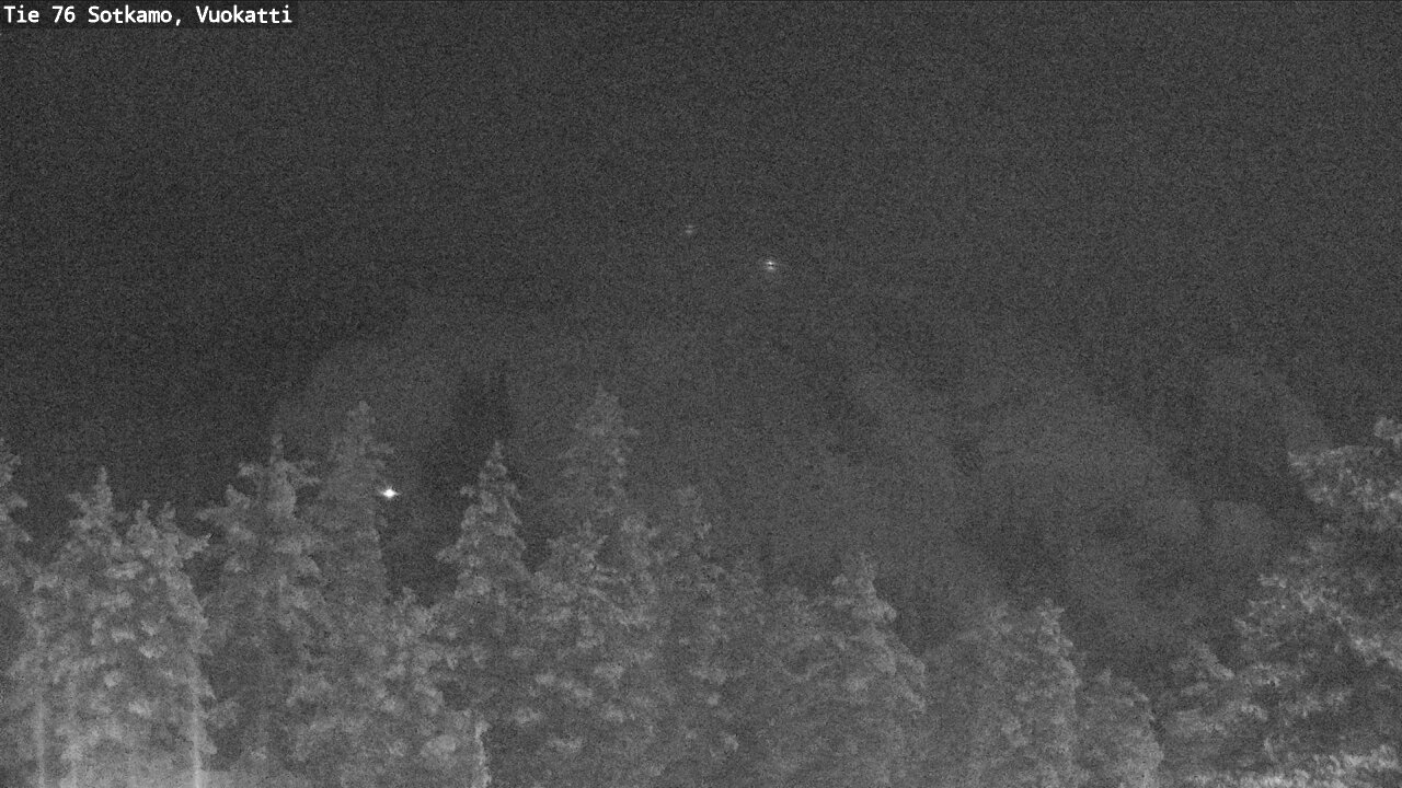 Weather Camera Image Väg 76 Sotkamo, Vuokatti, Sotkamo, Kainuu