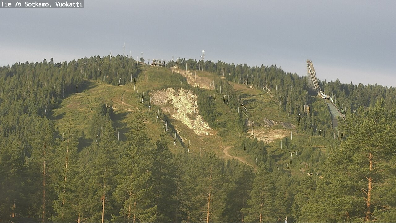 Weather Camera Image Väg 76 Sotkamo, Vuokatti, Sotkamo, Kainuu
