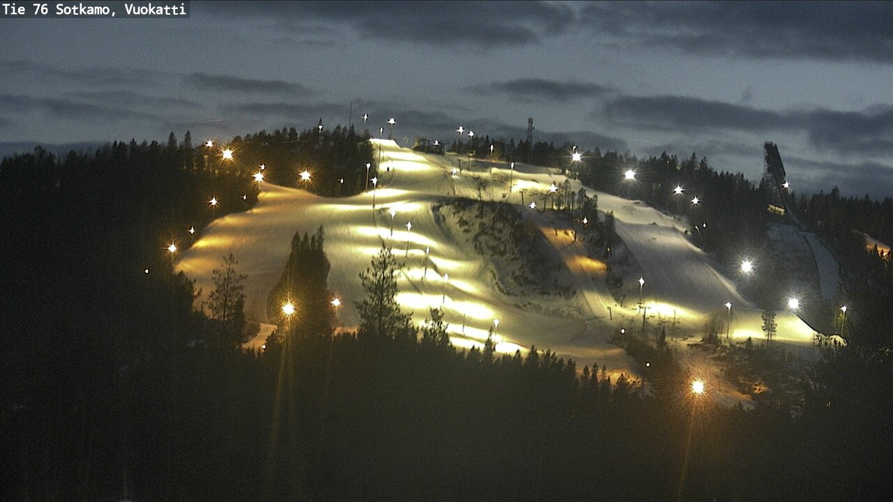 Weather Camera Image Road 76 Sotkamo, Vuokatti, Sotkamo, Kainuu