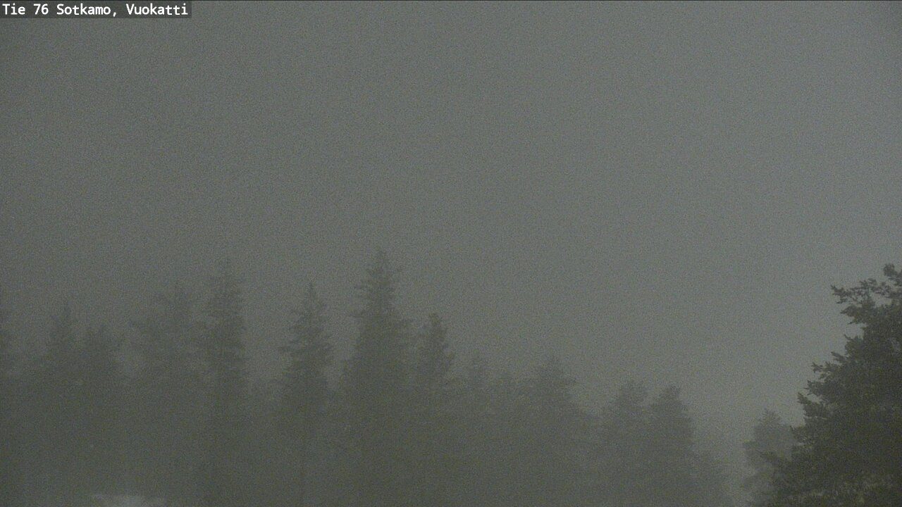 Weather Camera Image Väg 76 Sotkamo, Vuokatti, Sotkamo, Kainuu