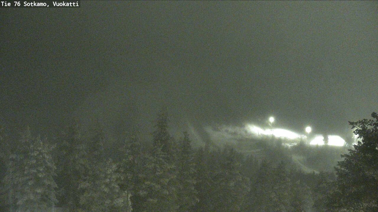 Weather Camera Image Väg 76 Sotkamo, Vuokatti, Sotkamo, Kainuu