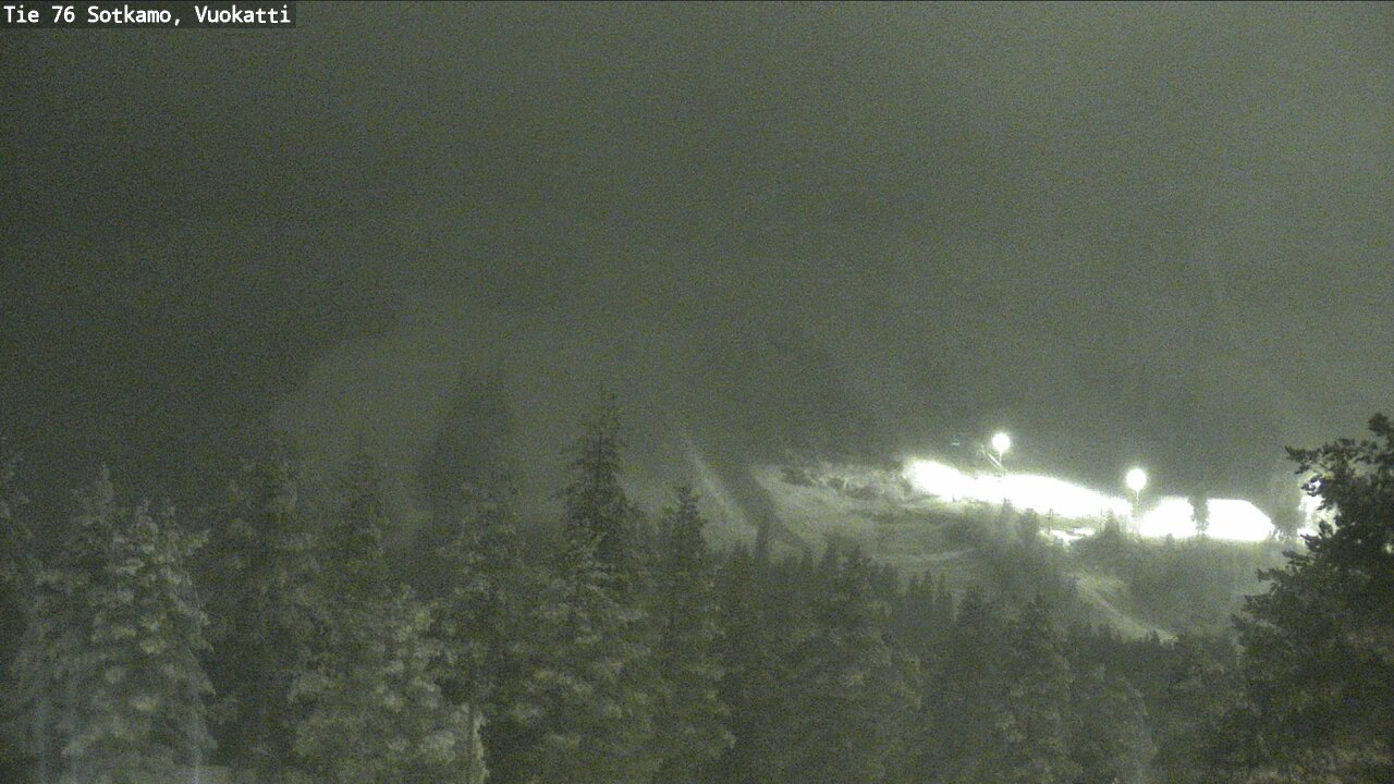Weather Camera Image Väg 76 Sotkamo, Vuokatti, Sotkamo, Kainuu
