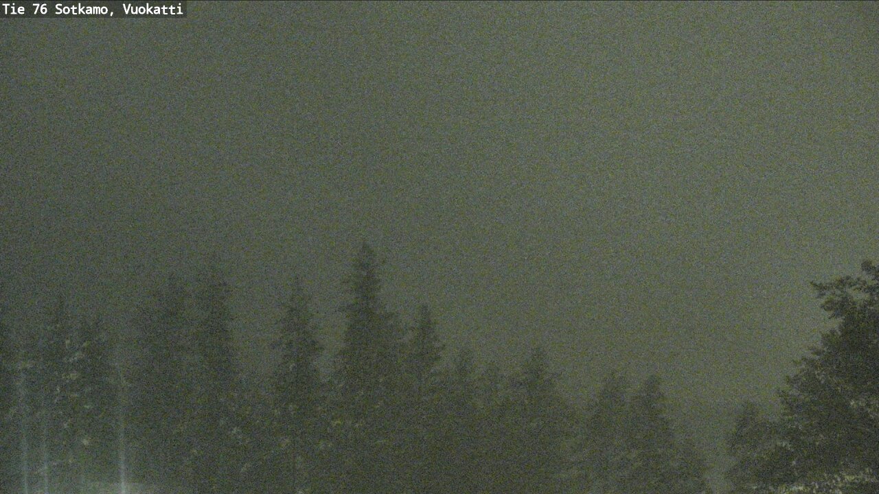 Weather Camera Image Väg 76 Sotkamo, Vuokatti, Sotkamo, Kainuu