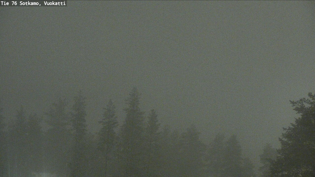 Weather Camera Image Väg 76 Sotkamo, Vuokatti, Sotkamo, Kainuu