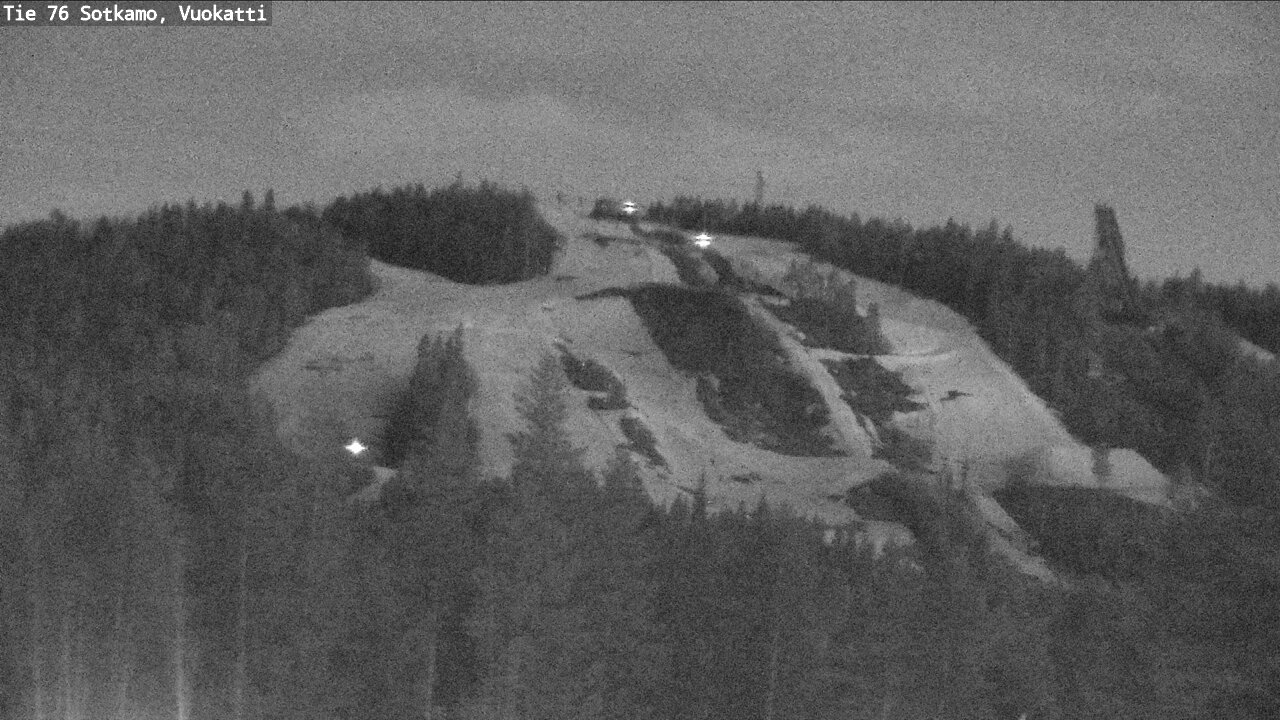 Weather Camera Image Väg 76 Sotkamo, Vuokatti, Sotkamo, Kainuu