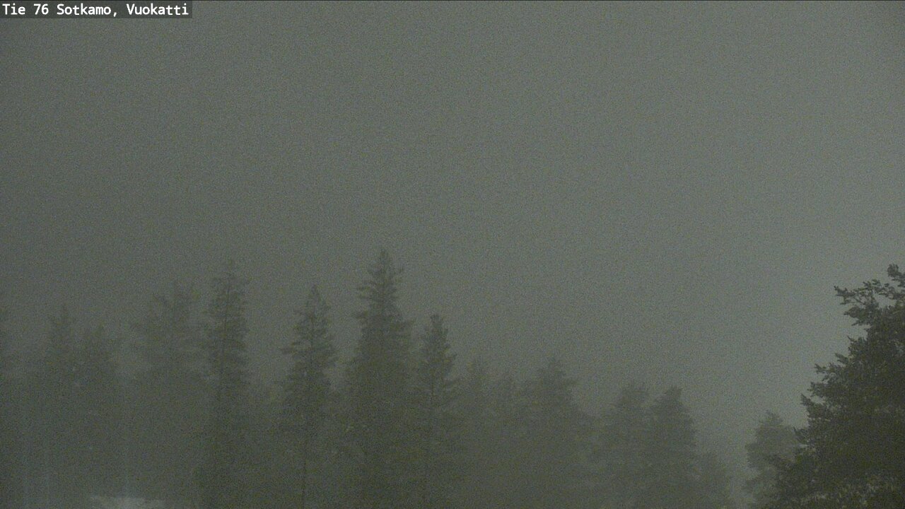 Weather Camera Image Väg 76 Sotkamo, Vuokatti, Sotkamo, Kainuu