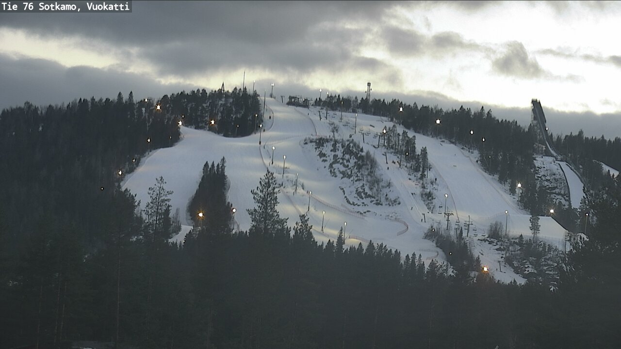 Weather Camera Image Road 76 Sotkamo, Vuokatti, Sotkamo, Kainuu