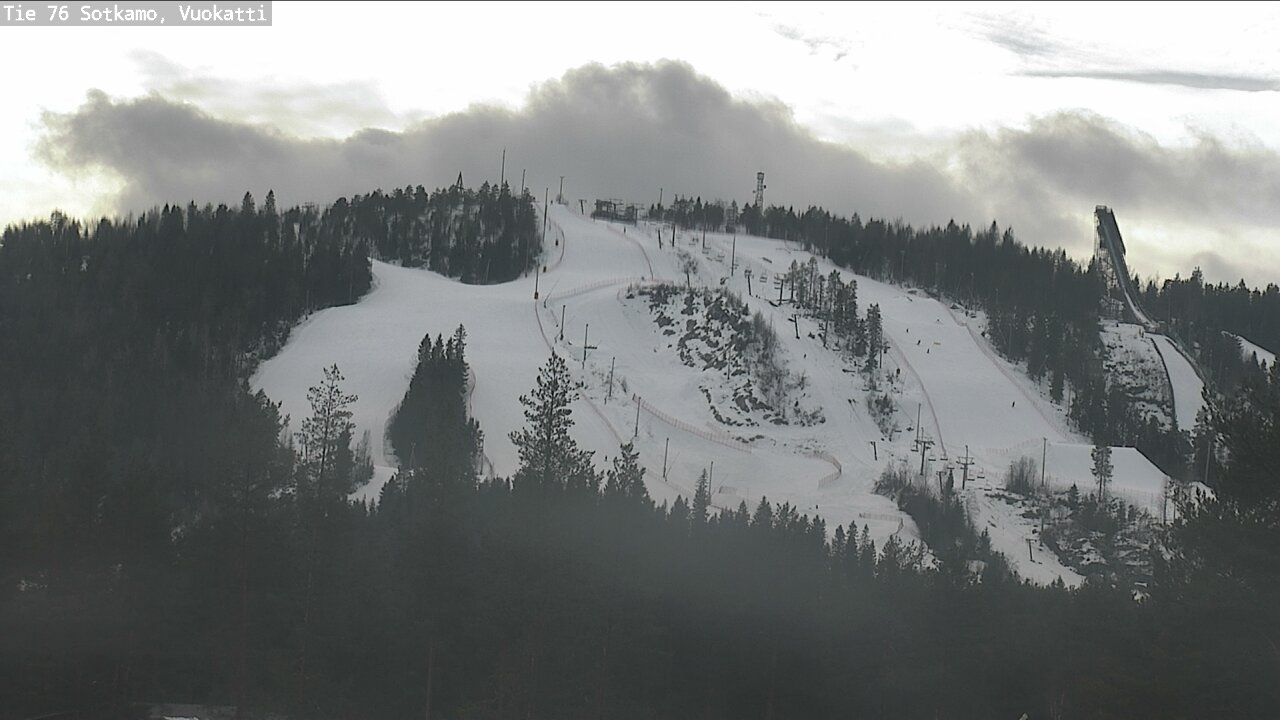 Weather Camera Image Road 76 Sotkamo, Vuokatti, Sotkamo, Kainuu