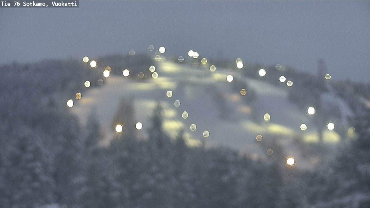 Weather Camera Image Väg 76 Sotkamo, Vuokatti, Sotkamo, Kainuu