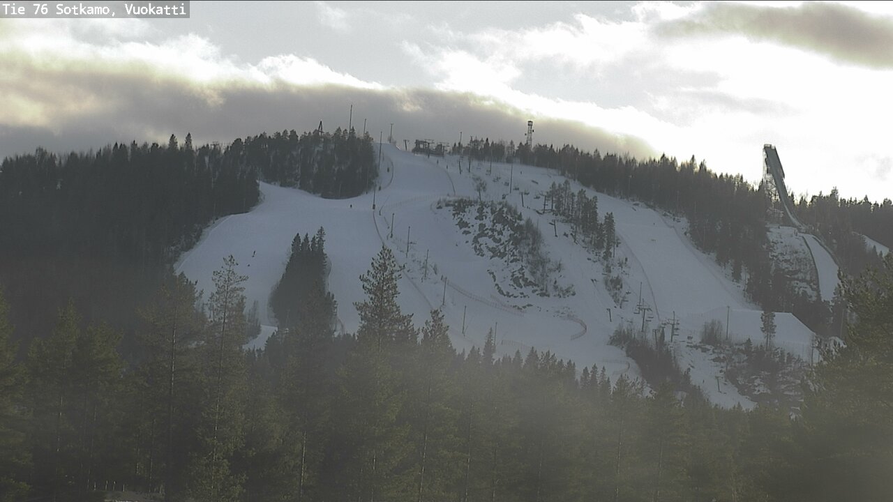 Weather Camera Image Road 76 Sotkamo, Vuokatti, Sotkamo, Kainuu