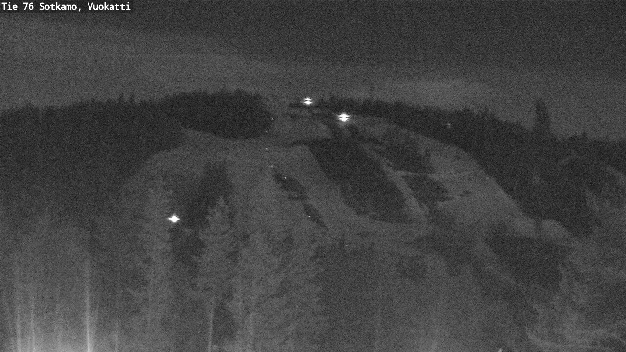 Weather Camera Image Väg 76 Sotkamo, Vuokatti, Sotkamo, Kainuu
