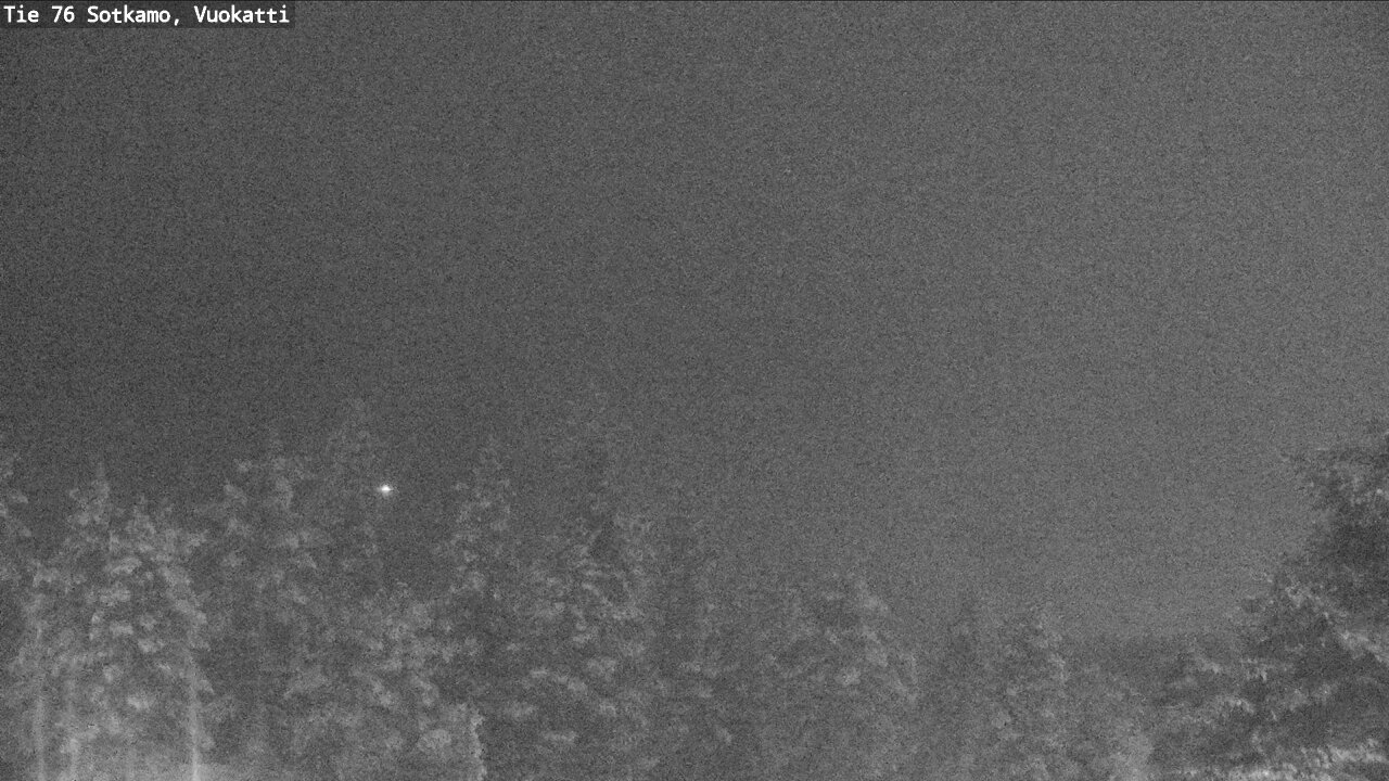 Weather Camera Image Väg 76 Sotkamo, Vuokatti, Sotkamo, Kainuu