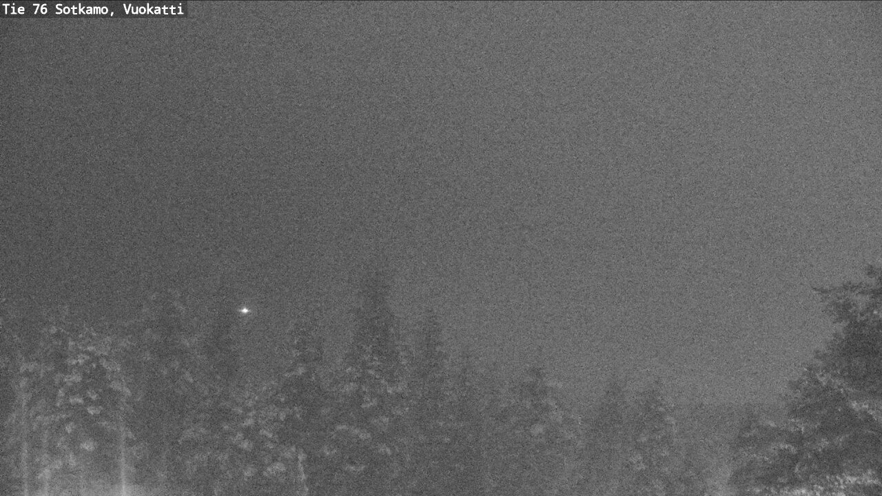 Weather Camera Image Väg 76 Sotkamo, Vuokatti, Sotkamo, Kainuu