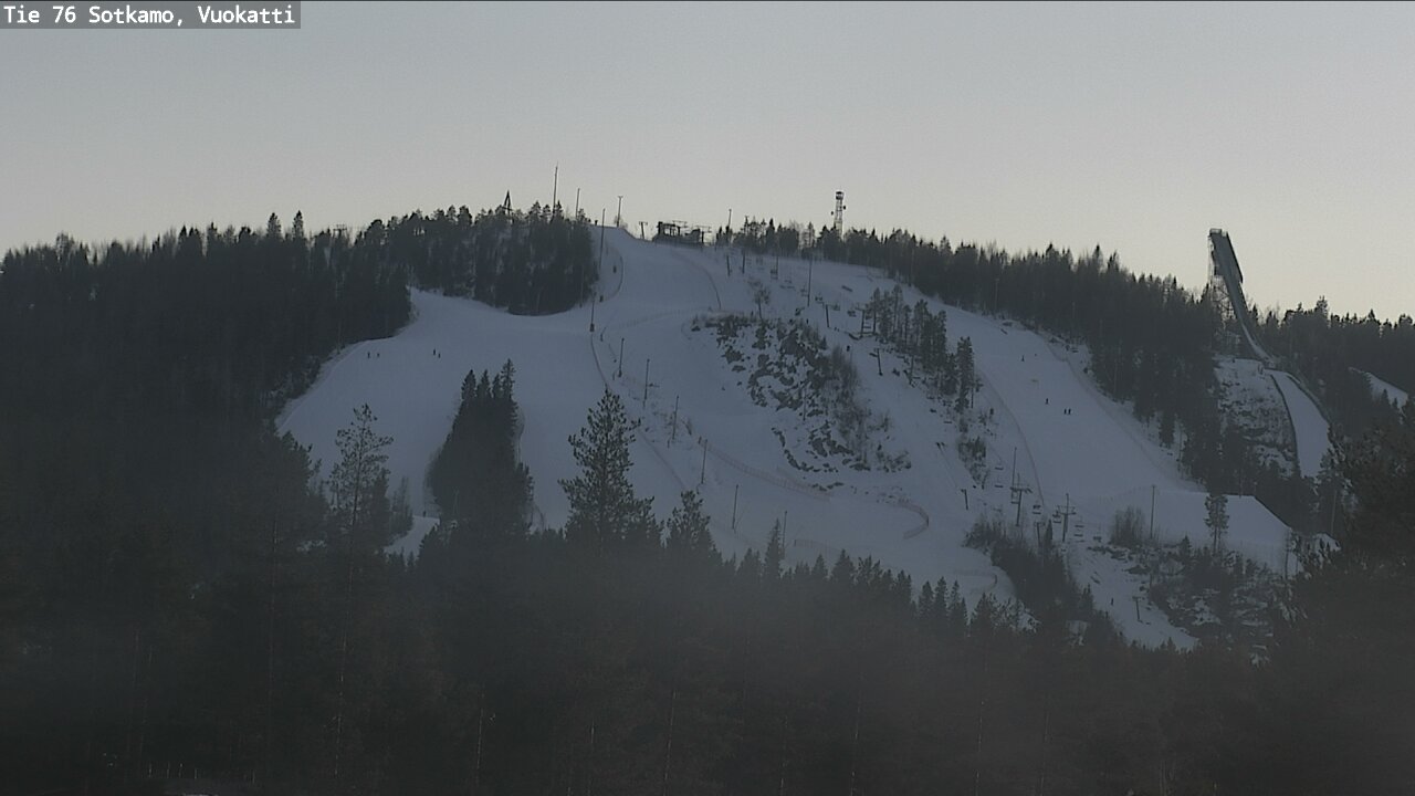 Weather Camera Image Road 76 Sotkamo, Vuokatti, Sotkamo, Kainuu