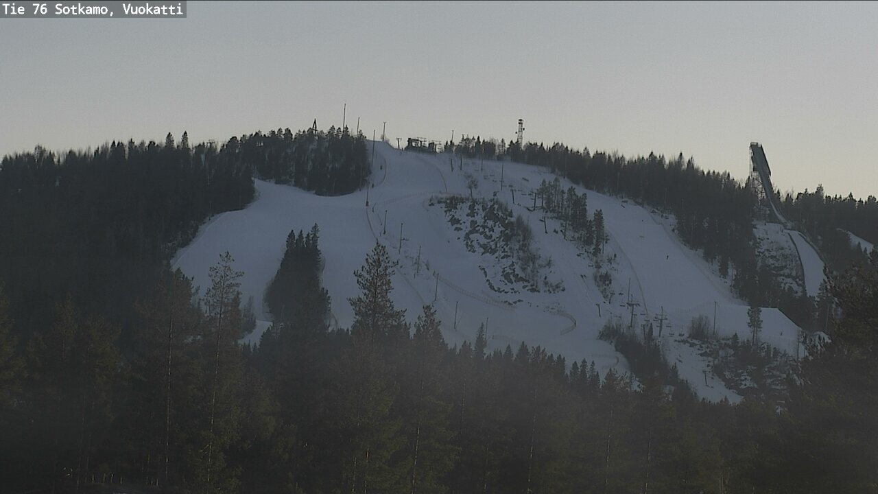 Weather Camera Image Road 76 Sotkamo, Vuokatti, Sotkamo, Kainuu