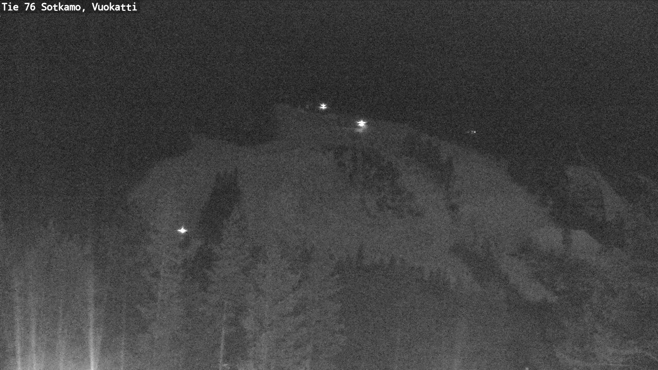Weather Camera Image Road 76 Sotkamo, Vuokatti, Sotkamo, Kainuu