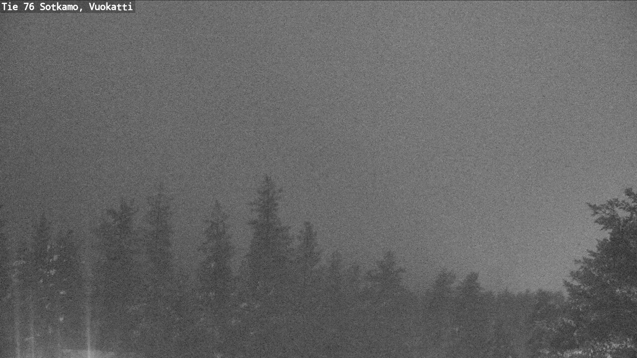 Weather Camera Image Väg 76 Sotkamo, Vuokatti, Sotkamo, Kainuu