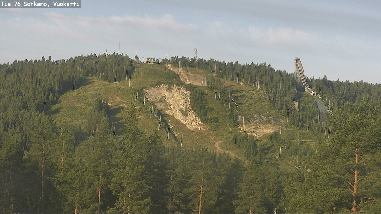Weather Camera Image Väg 76 Sotkamo, Vuokatti, Sotkamo, Kainuu