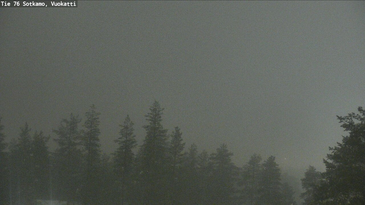 Weather Camera Image Väg 76 Sotkamo, Vuokatti, Sotkamo, Kainuu