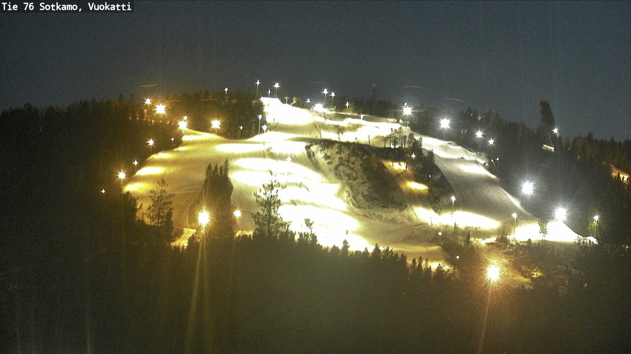 Weather Camera Image Road 76 Sotkamo, Vuokatti, Sotkamo, Kainuu