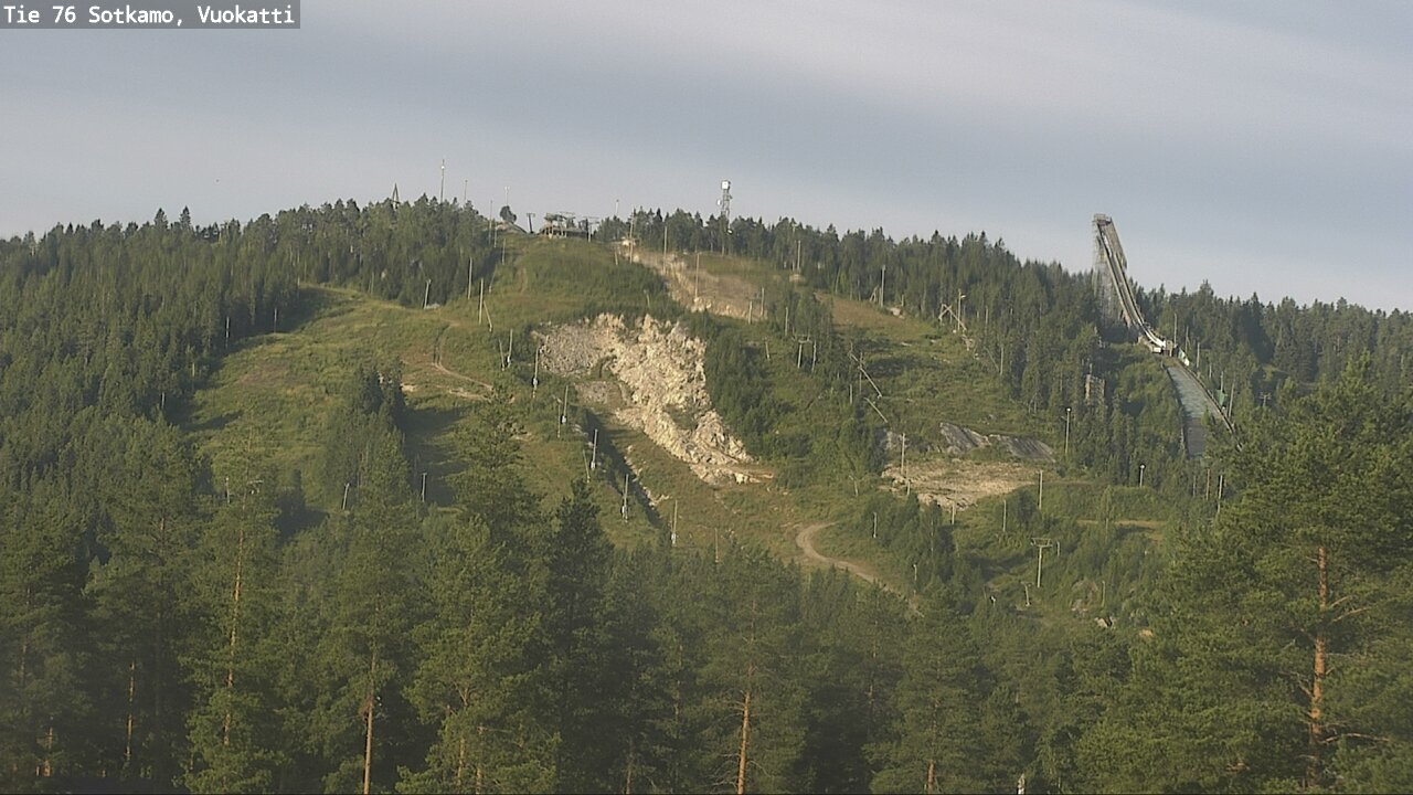 Weather Camera Image Väg 76 Sotkamo, Vuokatti, Sotkamo, Kainuu
