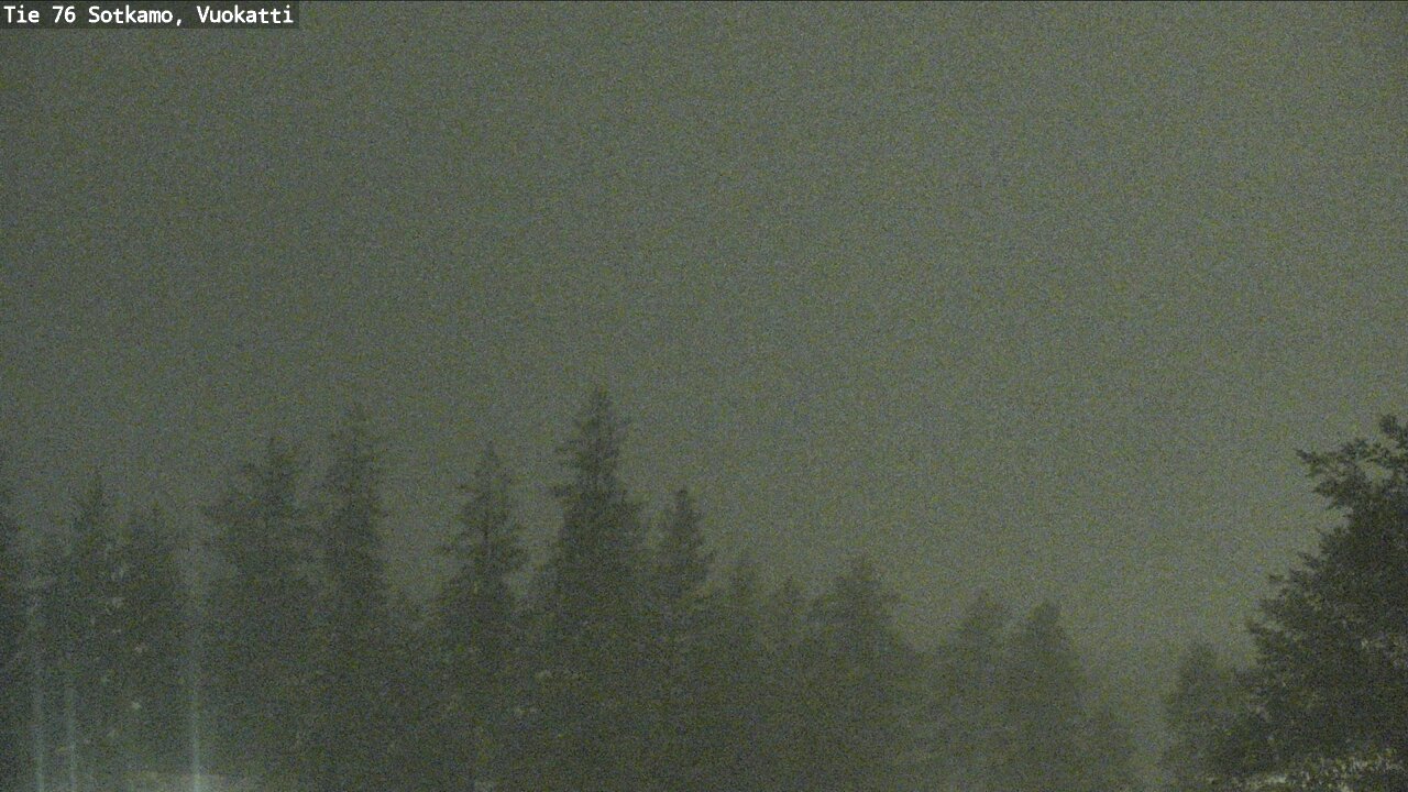 Weather Camera Image Väg 76 Sotkamo, Vuokatti, Sotkamo, Kainuu