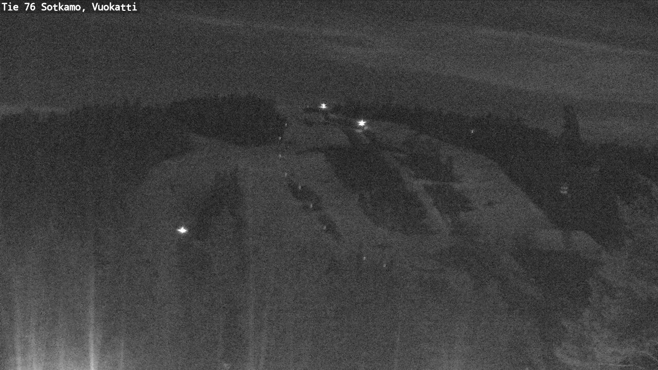Weather Camera Image Väg 76 Sotkamo, Vuokatti, Sotkamo, Kainuu